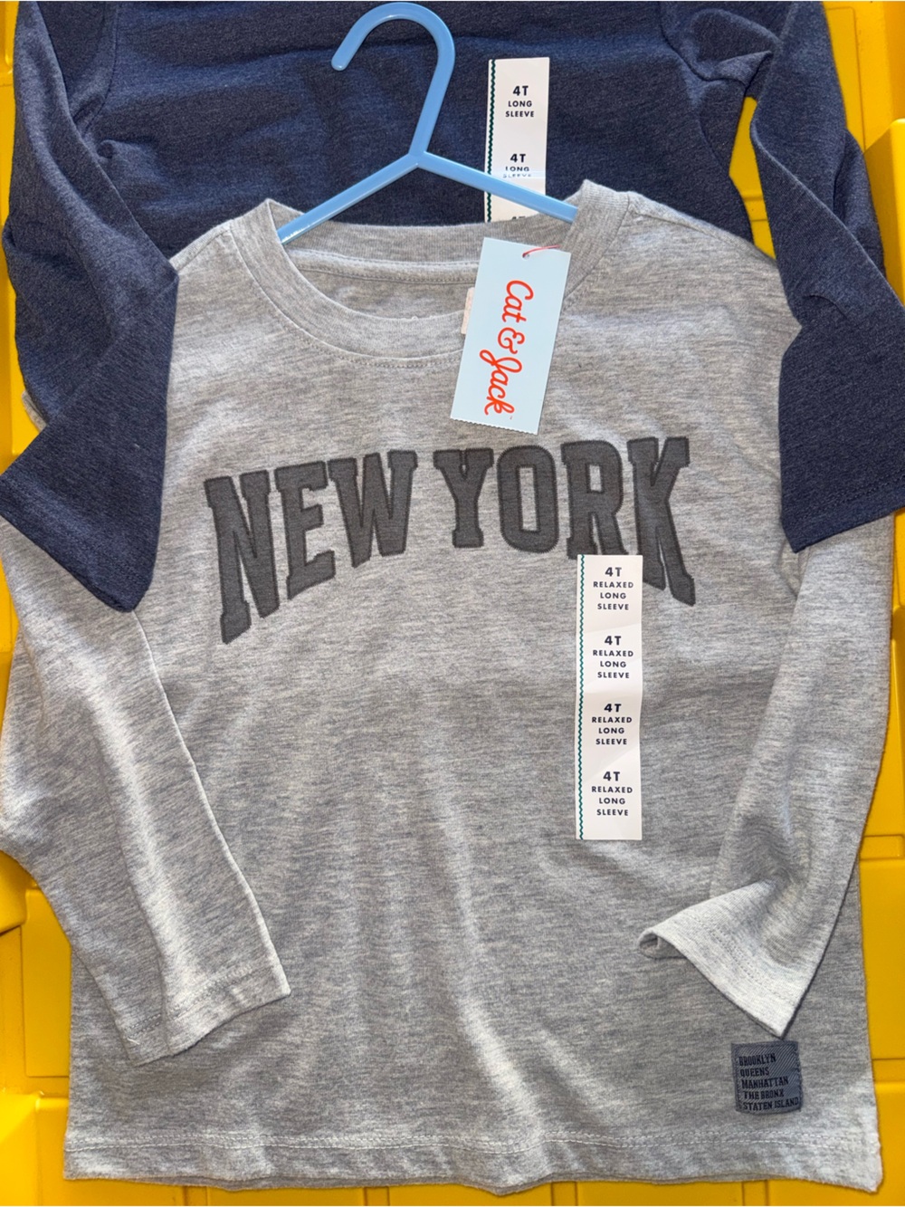 2 pc long sleeve kids shirts new with tags.